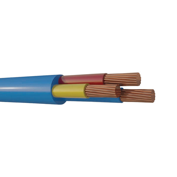 Power Cable 2.5mm 3Core Tri-Colour Blue — TC FLEX-03-0025-WP-BL