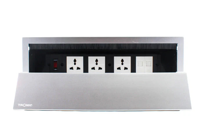 Switch Socket Desk Universal Data Gray — BF INDE-02