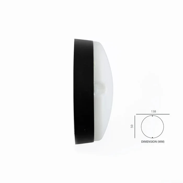 Fence Light 12W Black — CL AR12-BK