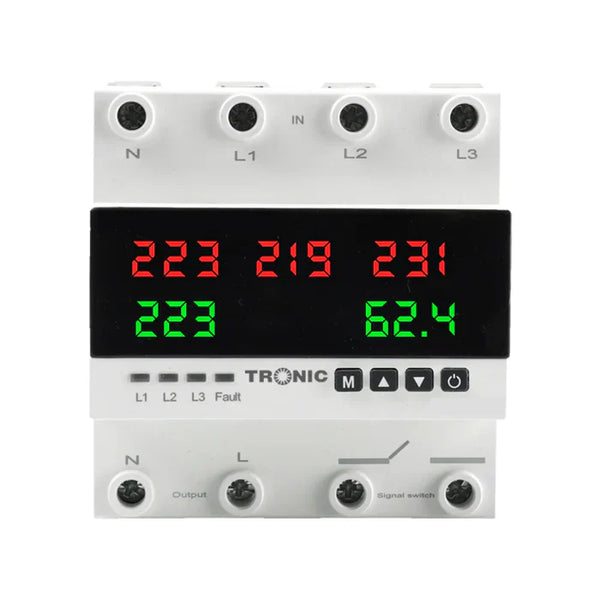 Changeover Three-Phase 100A White — CO APS5-100