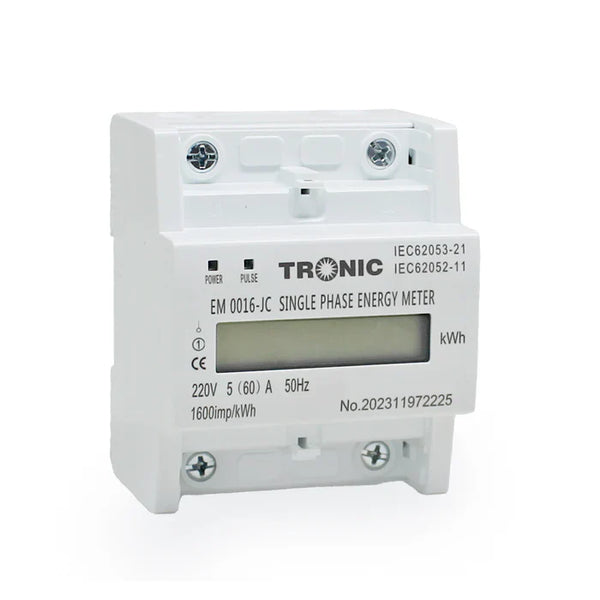 Energy Meter Single-Phase White — EM 0016-JC