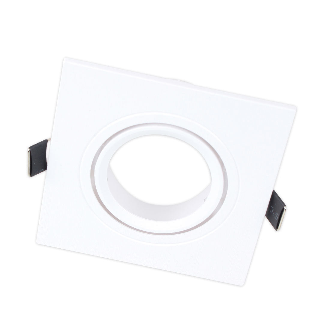 Recessed Gypsum Light GU10 White — FI DOMI-8080