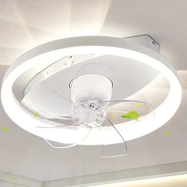 Modern Ceiling Light with Built-in Fan – 500mm, 60W, Remote Control — KD 1856