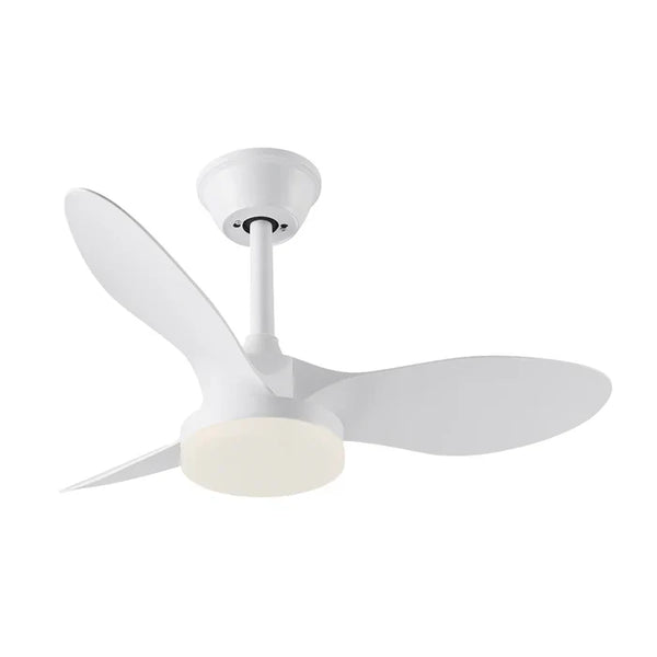 Ceiling Light Minimalist Fan Led White — KD 1858