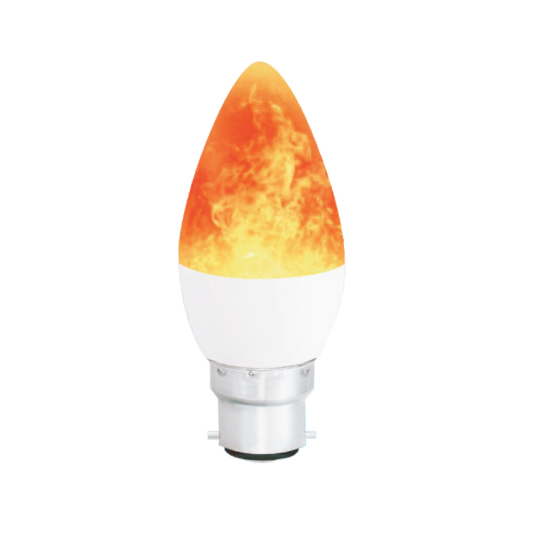 Candle Led Fire 4W — LE 0422-CB-FL