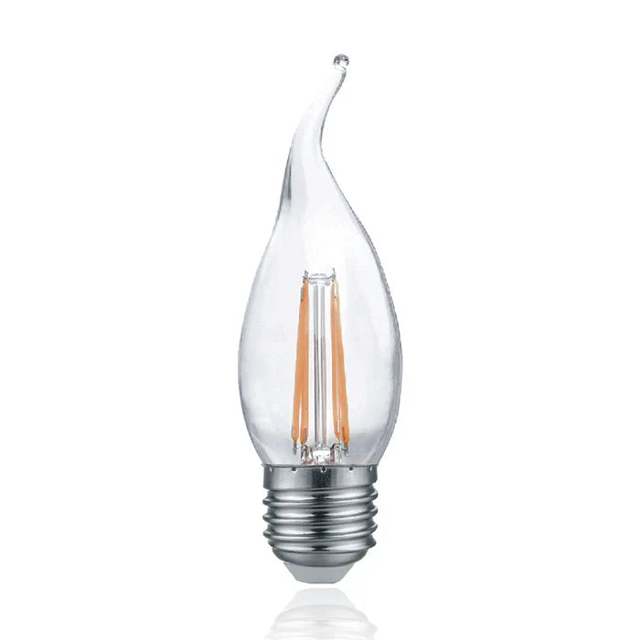 Candle Filament E27 4W Warm White Clear — LE 0427-FI-CT-WW