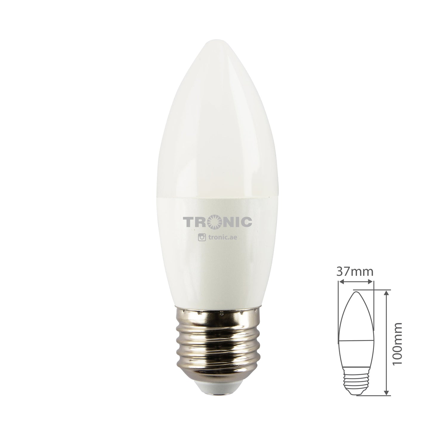 Candle E27 7W Daylight White — LE 0727-CB-DL