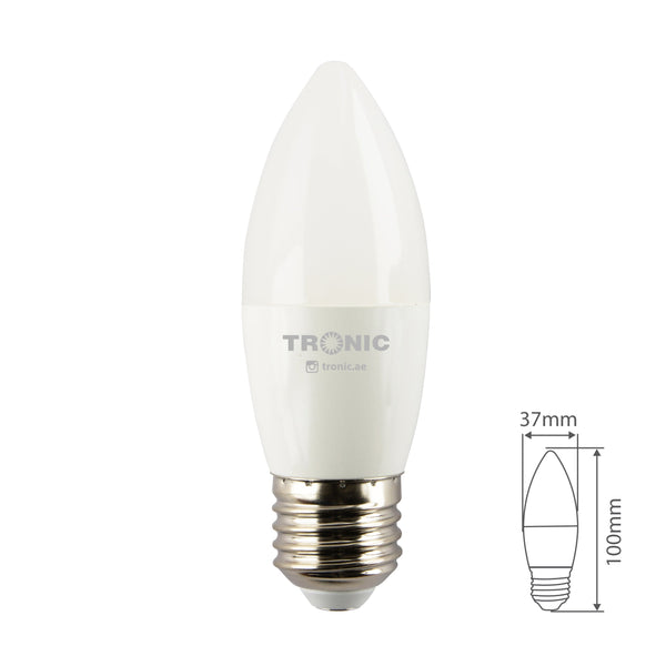 7W LED Candle Bulb E27-Screw — LE 0727-CB