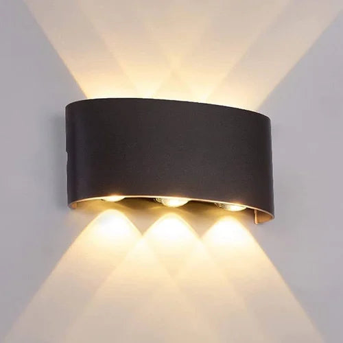 Fence Light Warm White Black — LL 2310-06-BK-WW