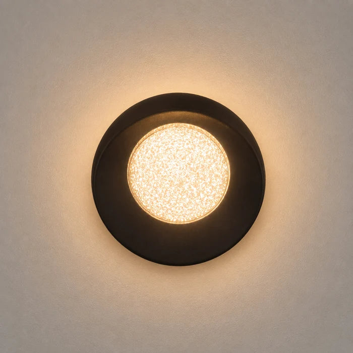 Wall Light LED 7W IP54 Warm White Black — LL 2621-44-BK-WW