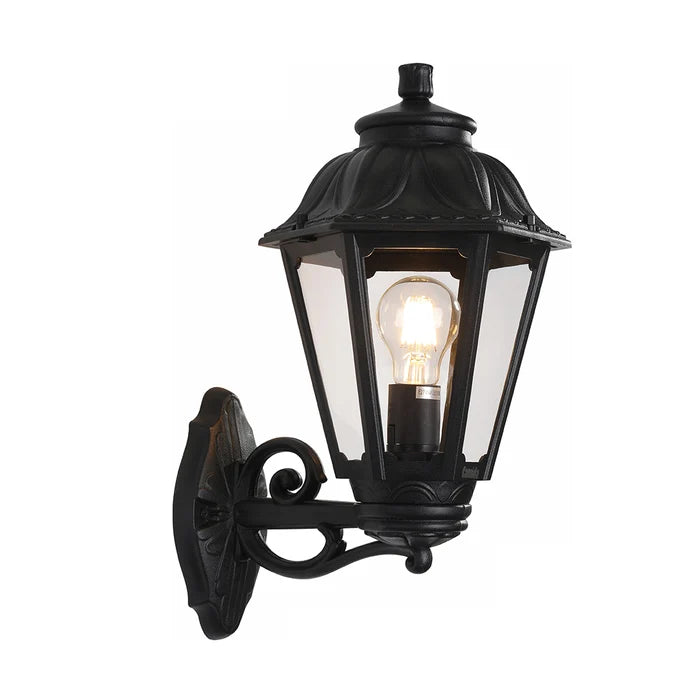 Gate Light Wall-Mount E27 Black — LL 2644-912B-BK