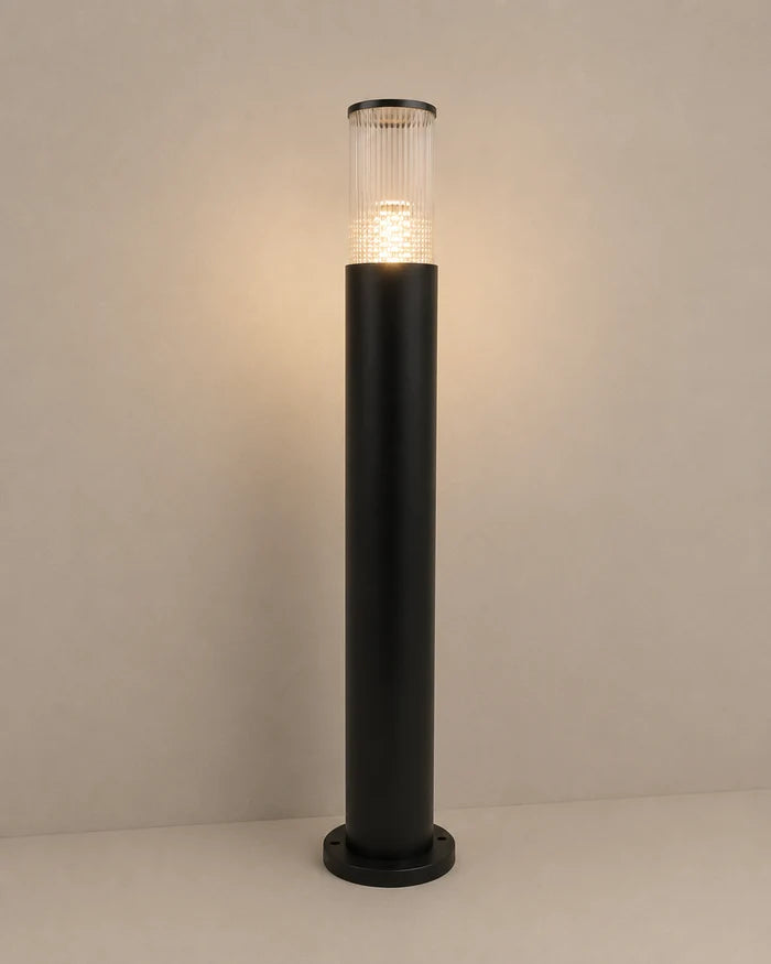 Bollard Light E27 IP54 80cm Black — LL 26BL-0208-BK