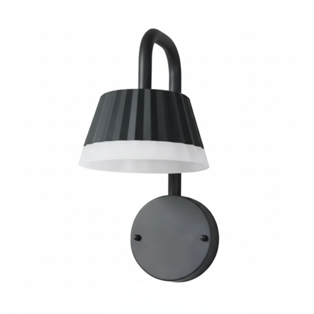 Fence Light Warm White Black — LL 507A-BK-WW