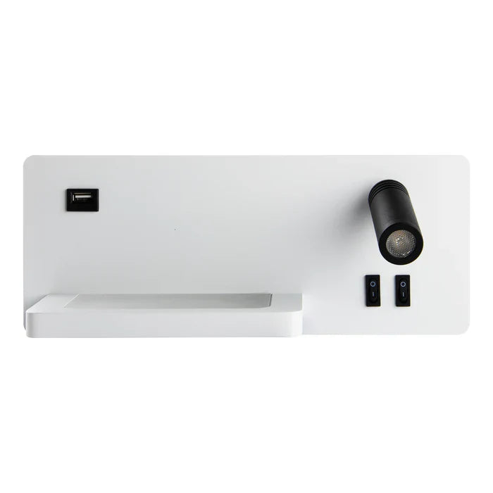 Wall Lamps Premium Bedside Usb Warm White — LL 602UB-20-WH-WW
