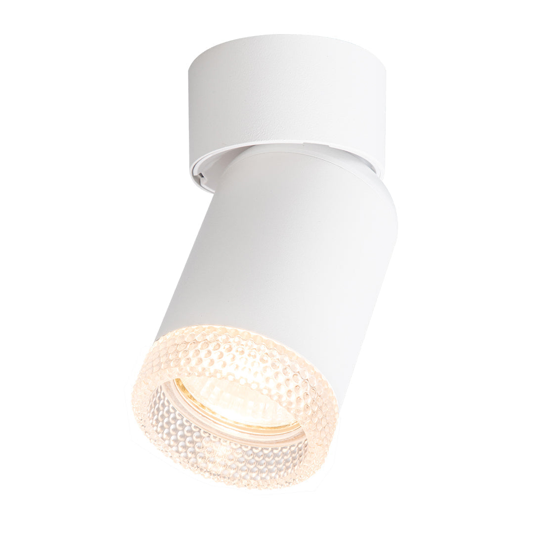 Crystal Composite White LED Adjustable Fitting Ceiling Spot Lamp — LL 1112-GU
