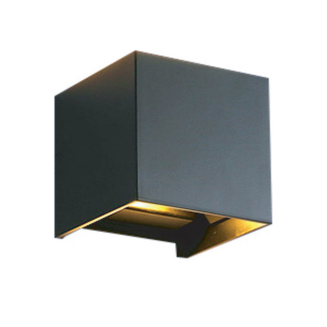 Fence Light 6W Warm White Black — LL 2312-BK-WW