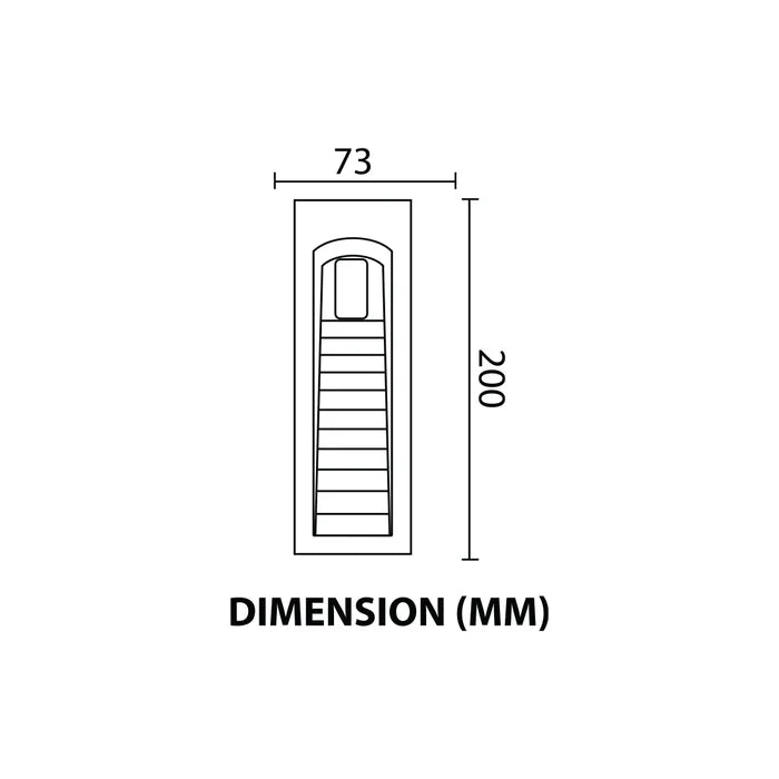 Wall Light LED 10W IP54 Warm White Gold — LL 2605-54-GO-WW