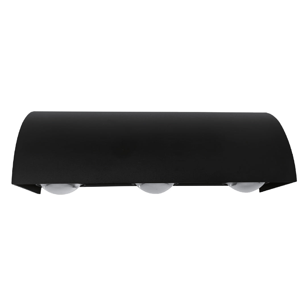 Fence Light 3W Warm White Black — LL 6060-03-BK-WW