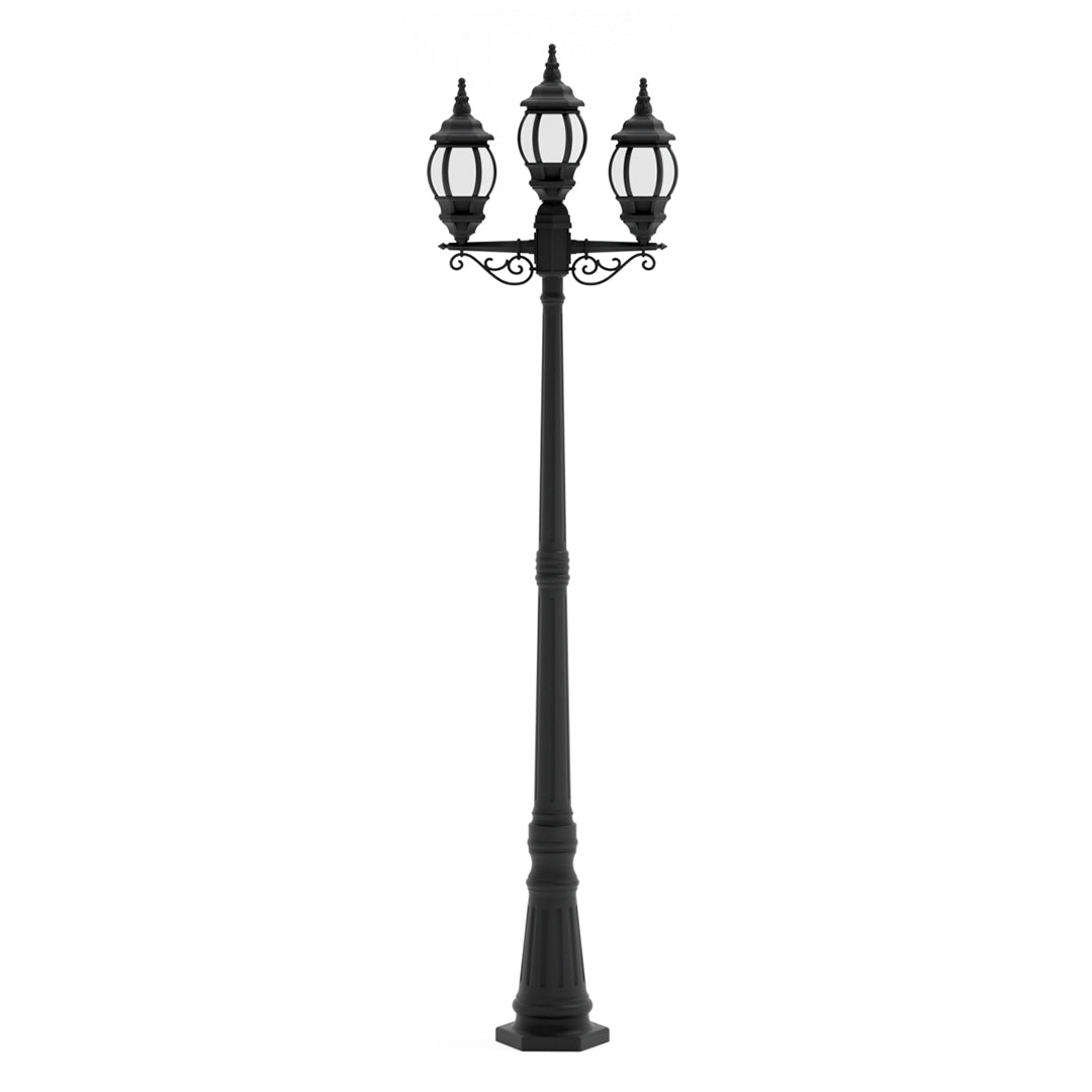 Ground Post Black — LL 906P-20-03-BK