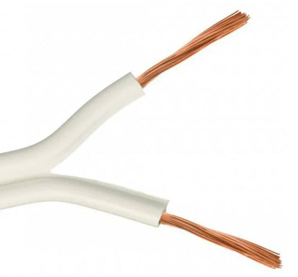 Power Cable 0.75mm 2Core White — MT PARL-02-0007