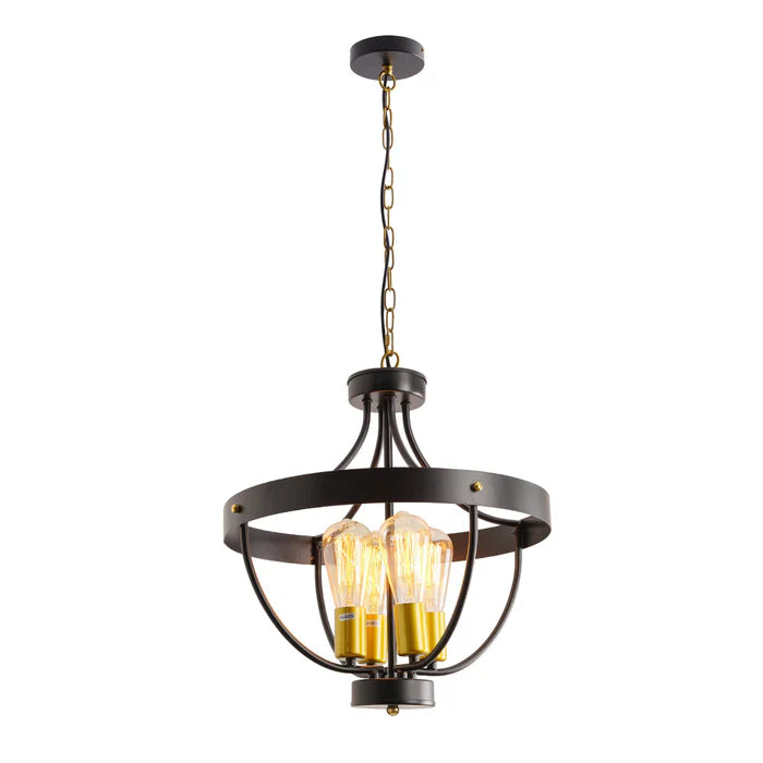 Chandelier E27 Black — PL 1150-04-BK