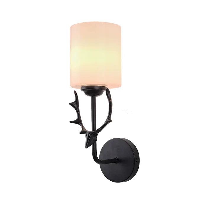 Wall Light Minimal Fixture Vertical Black — PL 1153-01-BK