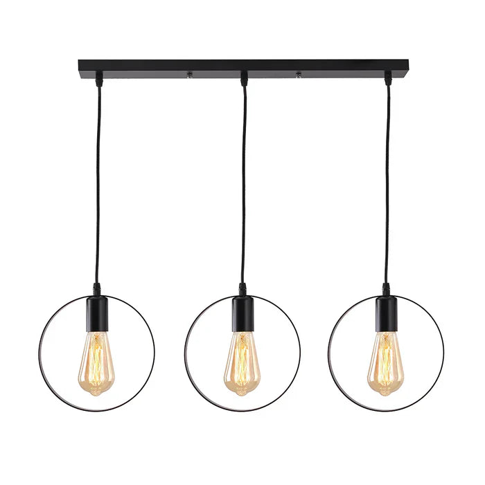 Ceiling Light E27 Black — PL 1173-03-Bk