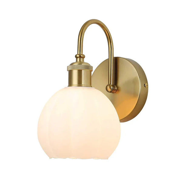Wall Light E27 White — PL 2524-GL-WH