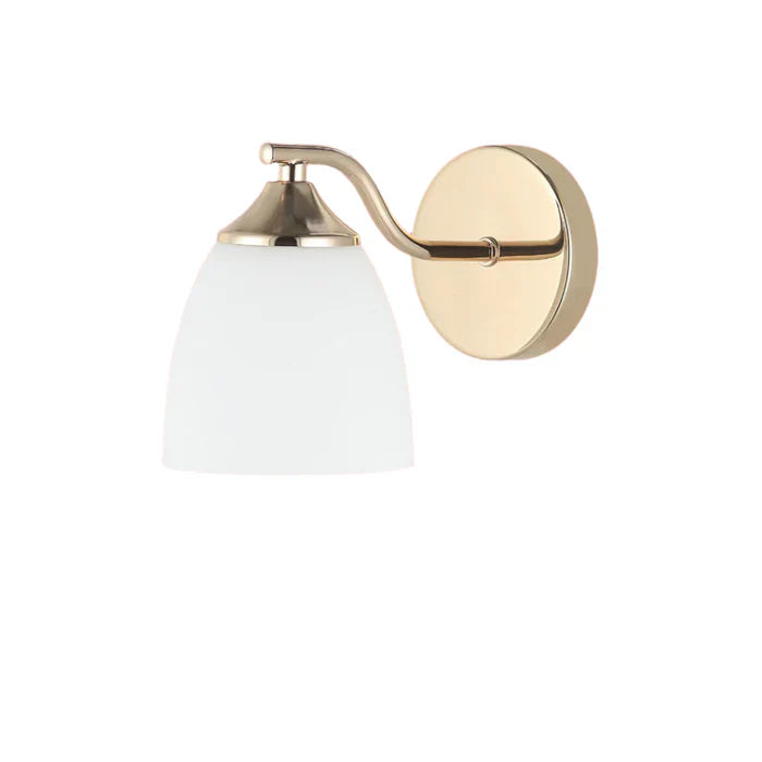 Indoor Modern Matte Wall Light Sconce with Frosted Glass Shade — PL 7033-27-01