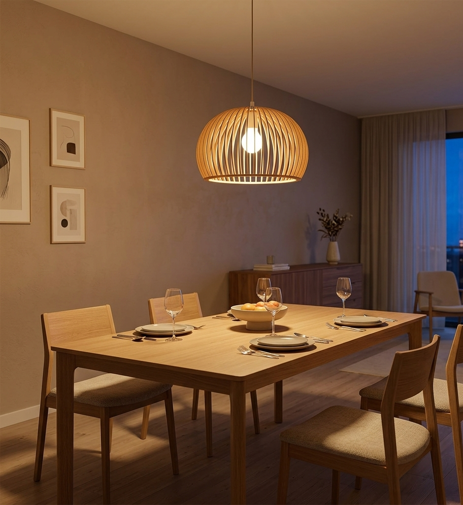 Pendant Light E27 Brown — PL WD25-01