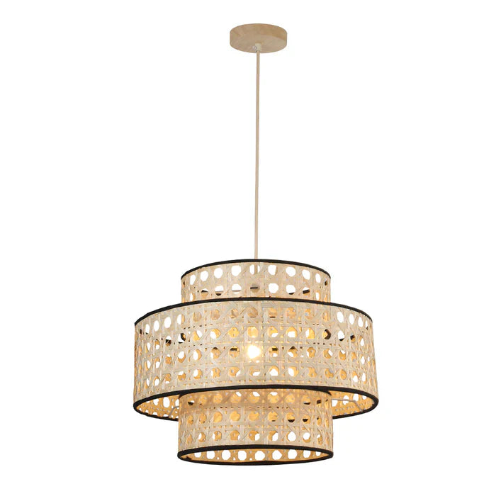 Pendant Light E27 Bamboo — PL WD25-24