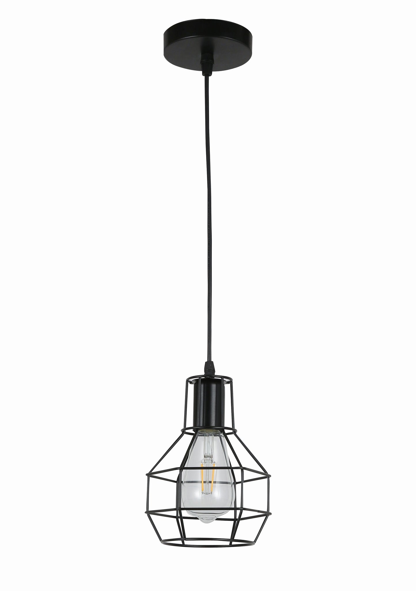 Pendant Light Black — PL 7160-01-BK