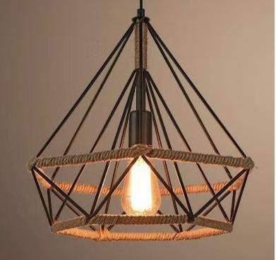 Pendant Light E27 Black — PL 7160-04-BK