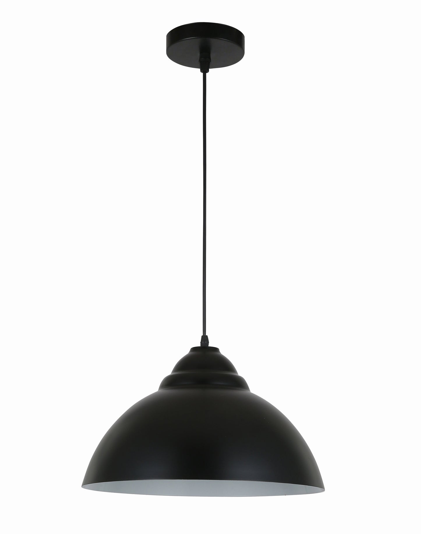 Pendant Light E27 White — PL 7812-BK-WH