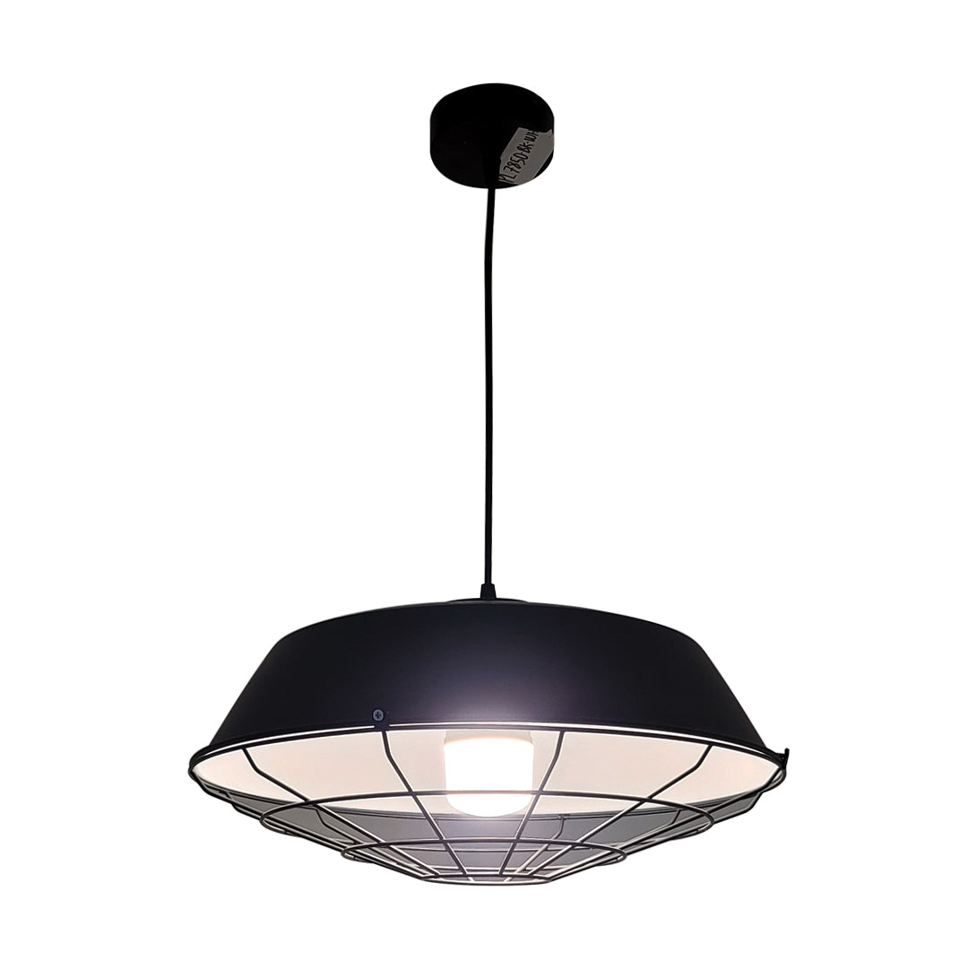 Pendant Light E27 White — PL 7850-BK-WH