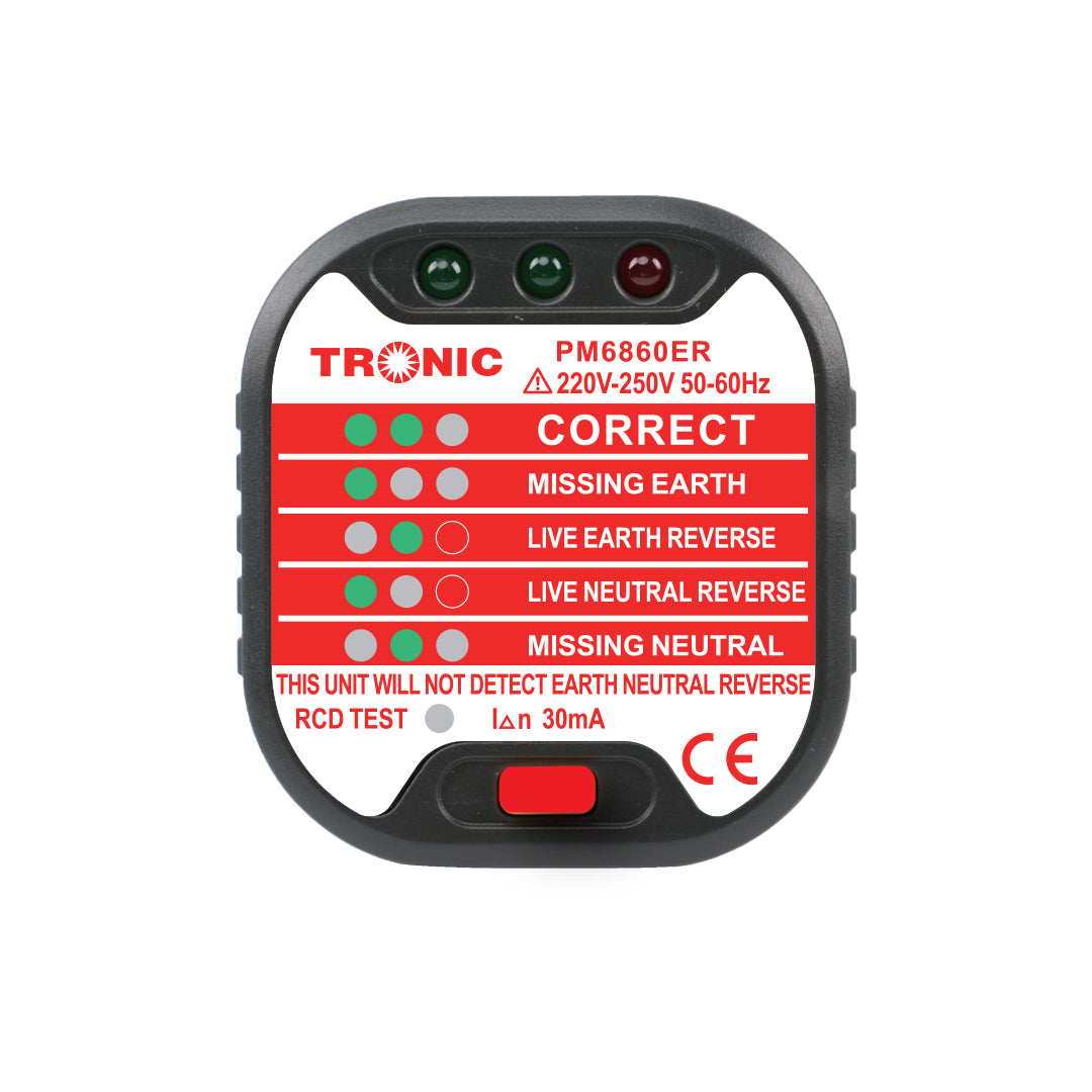 Voltage Testers Socket Black — PM6860ER