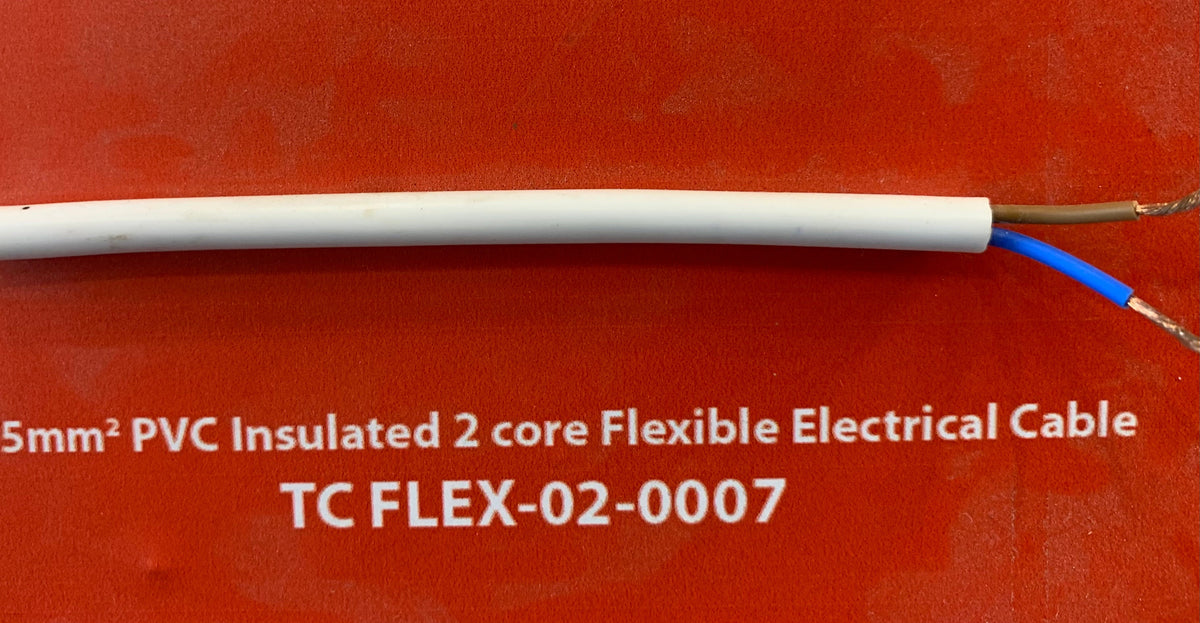 Power Cable 0.75mm 2Core — MT FLEX-02-0007