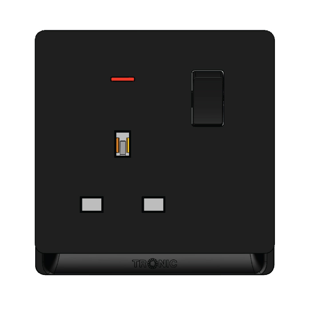 Premium Single Outlet screwless finish | TD Range — TD 5113-NE