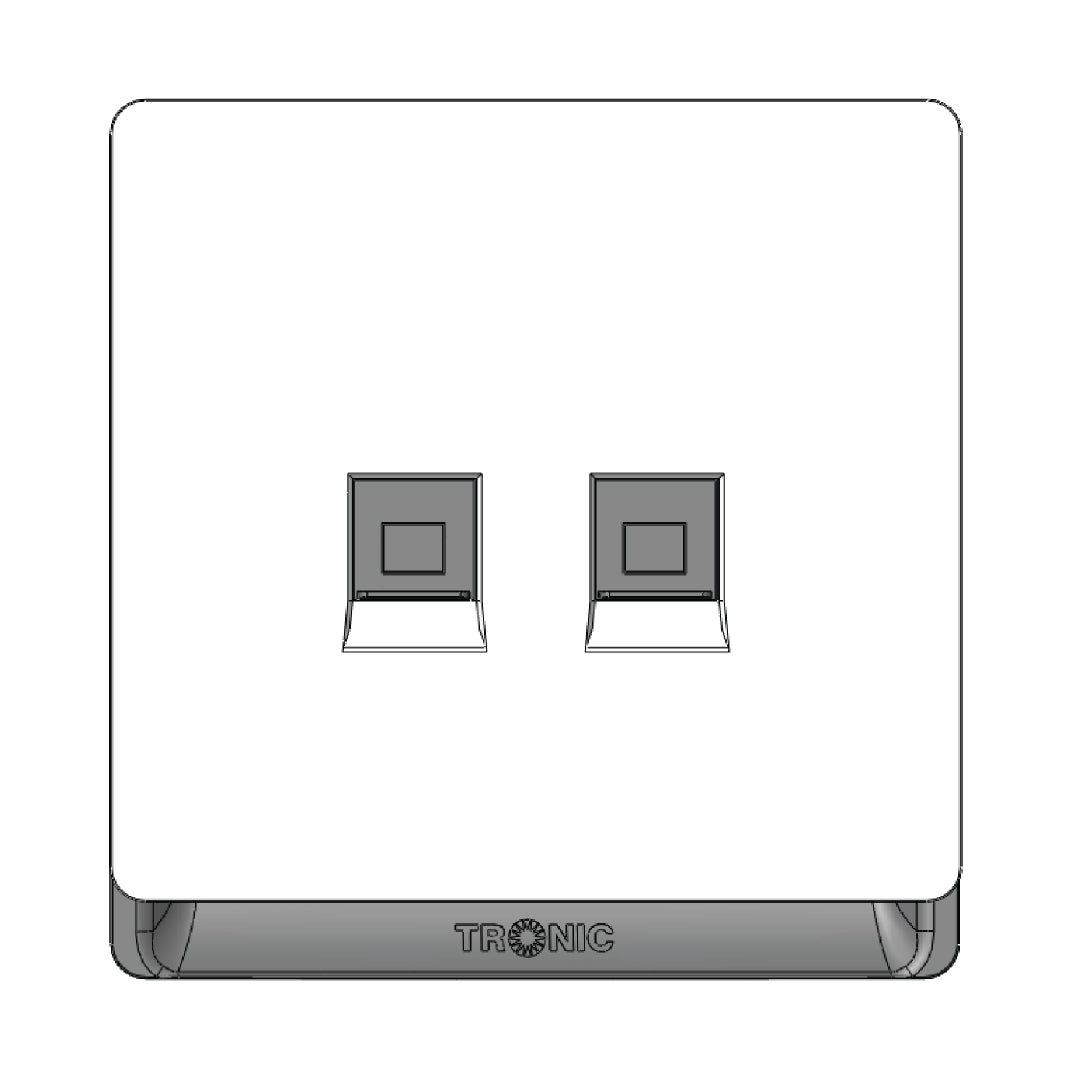 Premium Double Data Black — TD 5443-BK