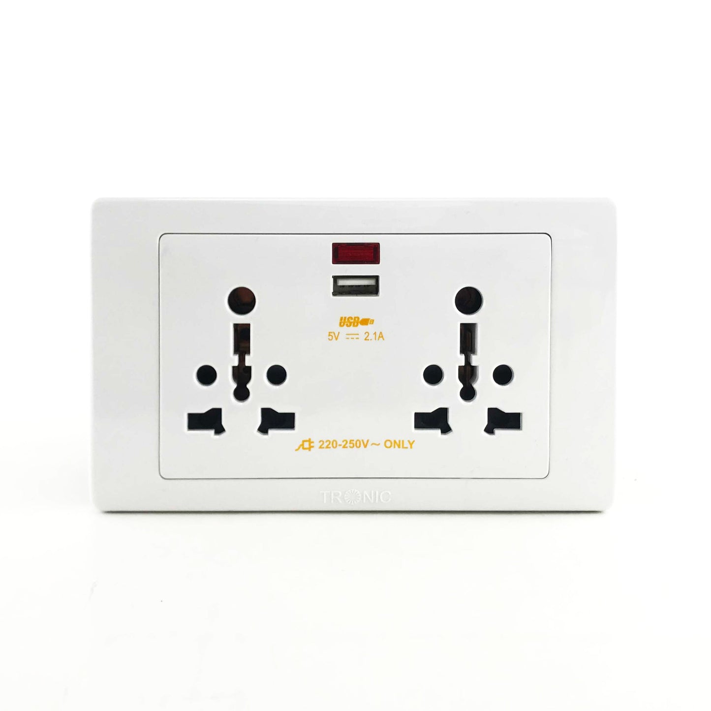 Universal Double Outlet Usb — TR 5213-UN-UB-NE