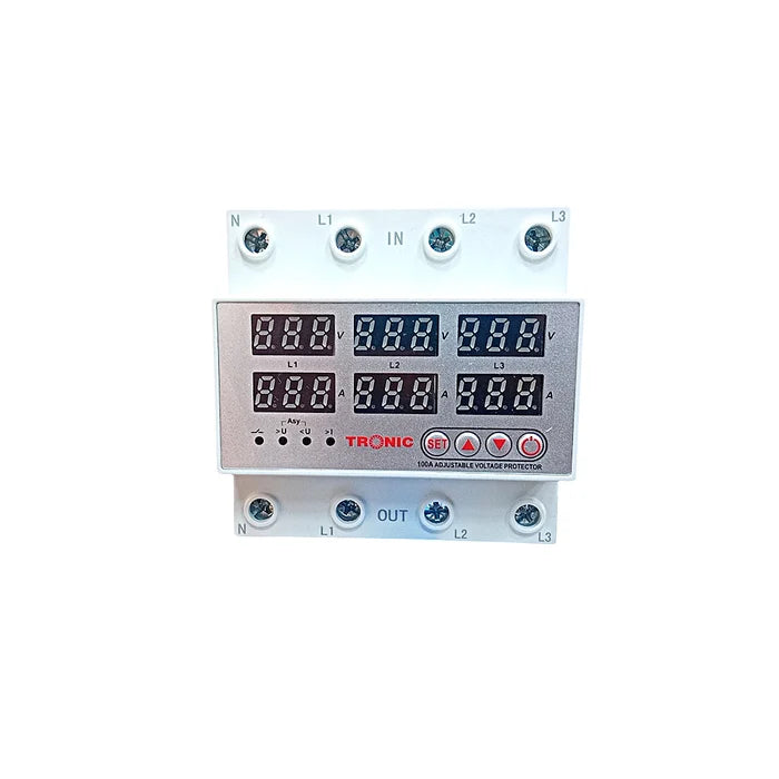 Voltage Protector 100A 3Ph 4Wire — VS DR10-TP