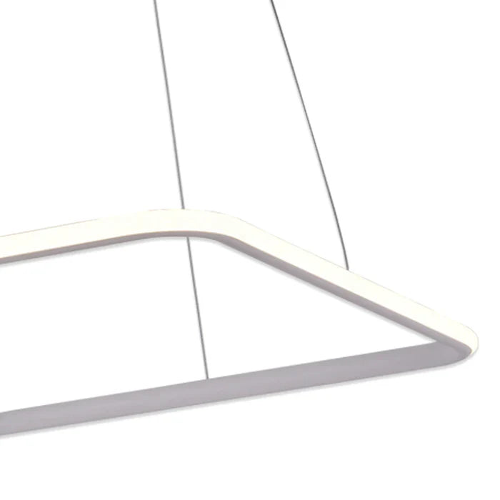 Simple Square LED Hanging Light WH 011A-C1-4S-1B-39 — WH 011A-C1-4S-1B-39