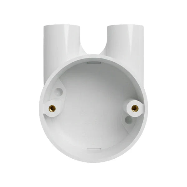 Junction Box 20mm Uway – White — CP UWAY-20-WH