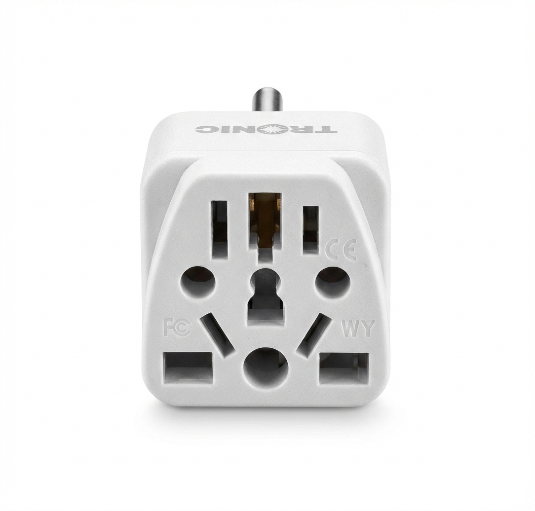 Top Plug Universal Adaptor White — AD 1020