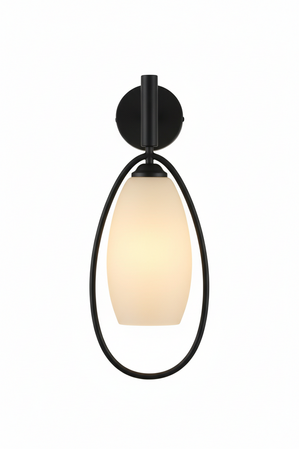 Tronic Wall Light | Black & White - E27 — PL 1164-01-BK