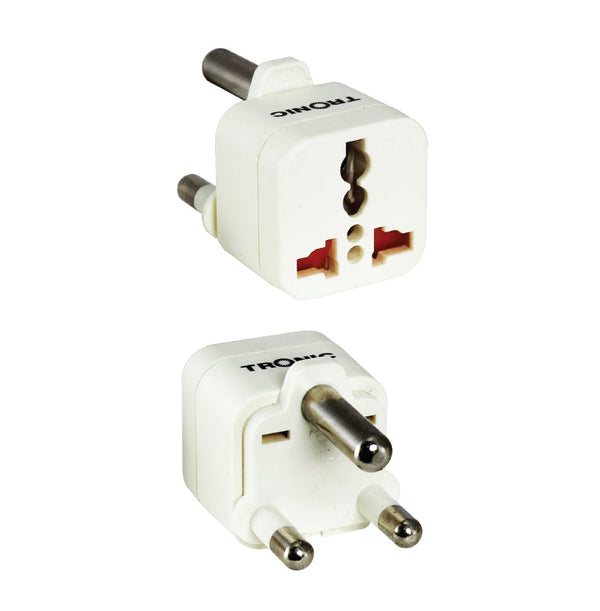 1Way 15A Round Pin Universal Adaptor — AD 1002