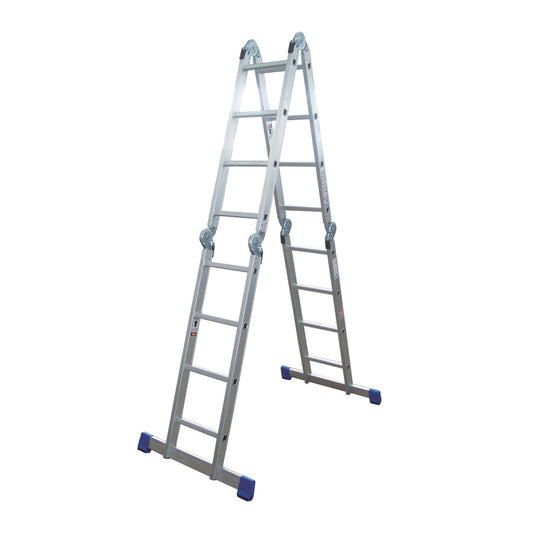 Ladder Foldable Silver — AL 4X4F