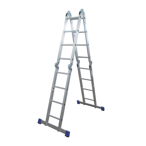 Ladder Foldable Silver — AL 4X4F
