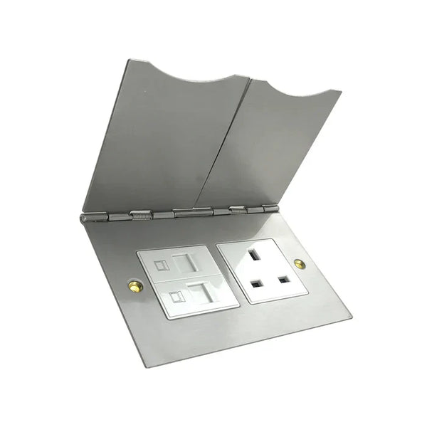Floor Socket 13A Silver — BF 5213-02