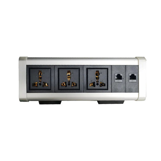 Switch Socket Desk Universal Data Silver — BF INDE-01